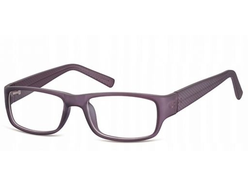 Zerówki okulary oprawki damskie korekcja fioletowe