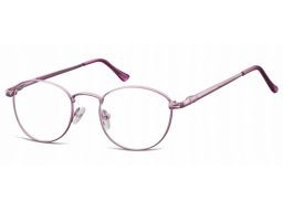 Oprawki lenonki damskie korekcyjne fiolet okulary
