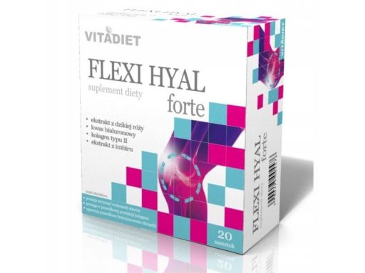 Vitadiet flexi hyal forte 20 szaszetek x 15ml