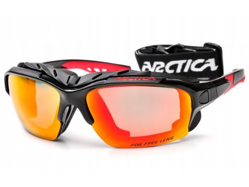 Okulary sportowe arctica s-163g narciarskie czarne