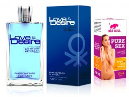 Perfumy z feromonami love desire męskie 100ml new