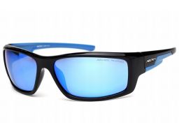 Okulary arctica s-220a sportowe niebieskie revo po