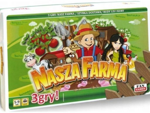 Nasza farma 3 gry planszowe dla dzieci planszówki!