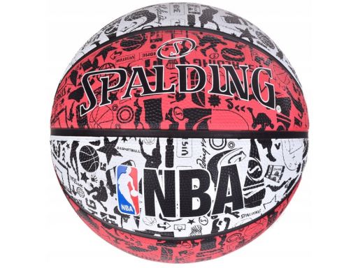 Spalding nba graffiti outdoor piłka do koszykówki