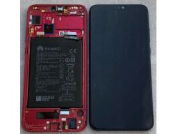 100% oryginalny lcd+ramka+bat honor 8x uszkodz.