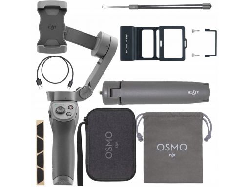 Gimbal dji osmo mobile 3 adapter gopro + statyw