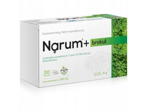 Narine narum+ brokuł 200 mg 30 kapsułek