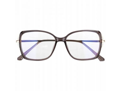 Okulary kocie retro z filtrem niebieskim zerówki