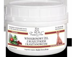 Farm-vix winogronowy żel z ruszczykiem i kasz.350g