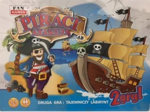 Gra piraci atakują 2 gry planszowe dla dzieci nowa
