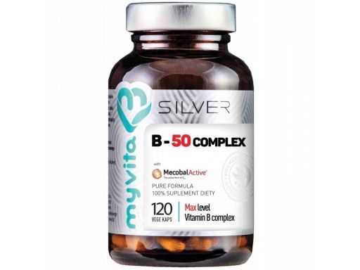 Myvita silver witamina b-50 complex 120 kaps.