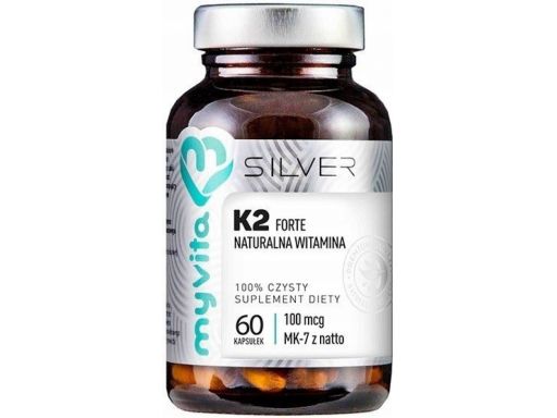 Myvita silver witamina k2 forte 100mcg 60 kaps.