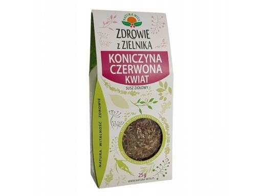 Natura wita koniczyna czerwona kwiat 25g