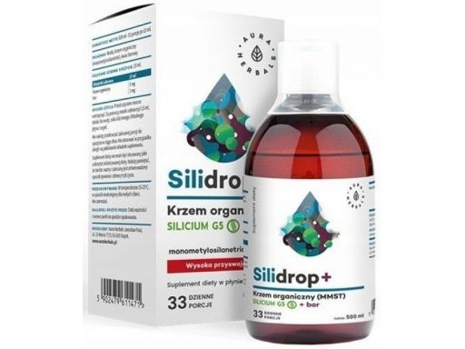 Aura herbals silidrop+ krzem + bor 500ml