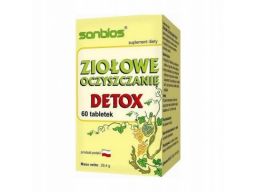 Sanbios ziołowe oczyszczenie detox 60 tabl.