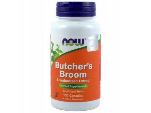 Now foods butcher's broom 100 kaps.