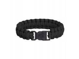 Bransoleta pentagon pselion paracord, black (k2504