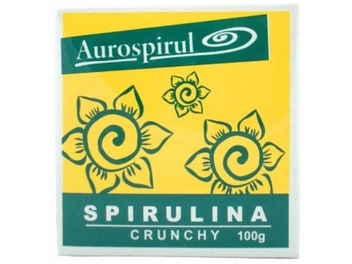 Aurospirul spirulina crunchy 100g przeciwutleniacz