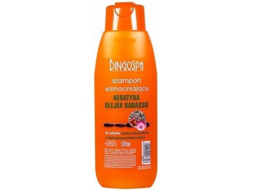 Bingospa szampon wzmacniający z keratyną 500m