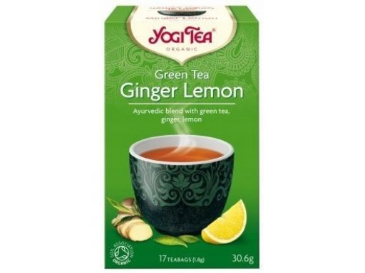 Yogi tea herbata green tea ginger lemon bio17x1,8g