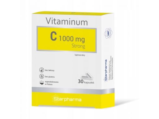 Starpharma vitaminum c 1000 mg strong 30 kapsułek