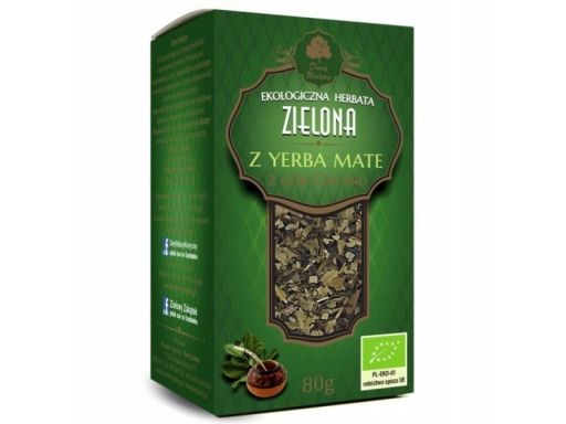 Dary natury herbata zielona z yerba mate 25x2g