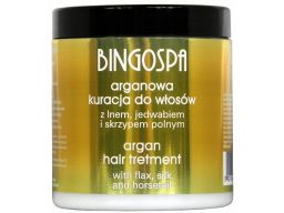 Bingospa kuracja arganowa do włosów z lnem
