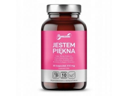 Panaseus jestem piękna 510 mg 50 kapsułek