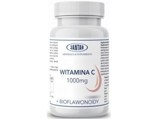 Jantar witamina c 1000mg + bioflawonoidy 90 kaps.