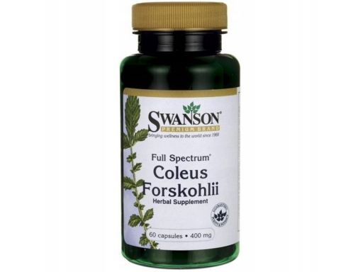 Swanson fs coleus forskohlii 400mg 60k