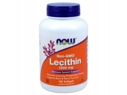 Now foods lecytyna 1200mg 100 kaps.