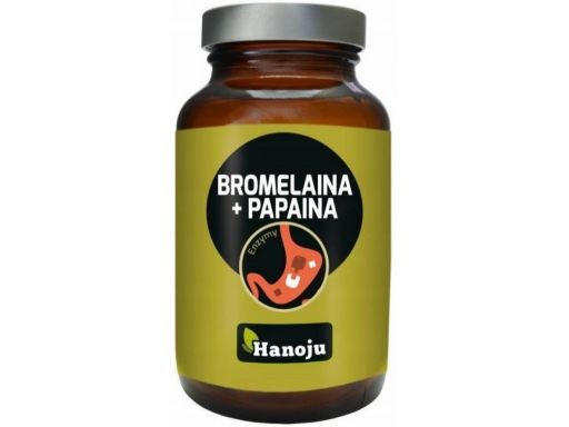 Hanoju bromelaina + papaina 500 mg 90 kaps.