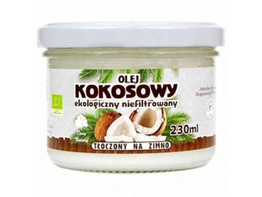 Dary natury olej kokosowy eko niefiltrowany 230ml