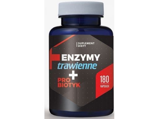 Hepatica enzymy trawienne + probiotyk 180kap