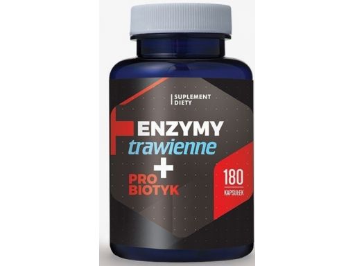 Hepatica enzymy trawienne + probiotyk 180kap