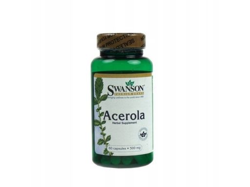 Swanson acerola 500mg 60k wzmacnia odporność