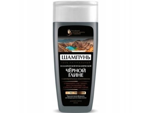 Fitokosmetik szampon na bazie czarnej glinki 270ml