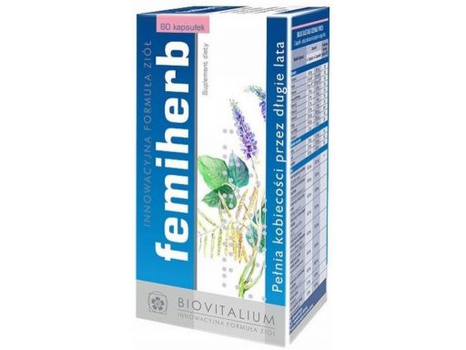 Biovitalium femiherb w okresie menopauzy 60 kaps.