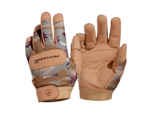 Rękawice pentagon military mechanic glove camo pen