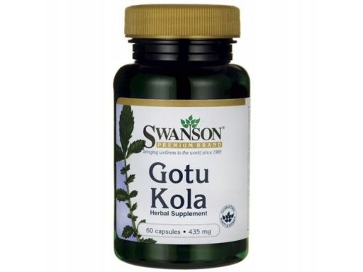 Swanson gotu kola 435mg 60 kaps.