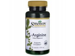 Swanson l-arginina 500mg/100 kaps.