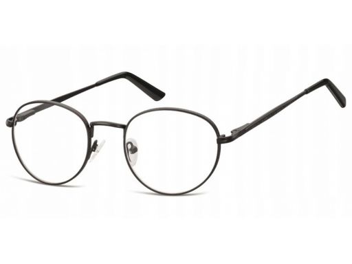 Lenonki zerówki oprawki okulary korekcyjne czarne
