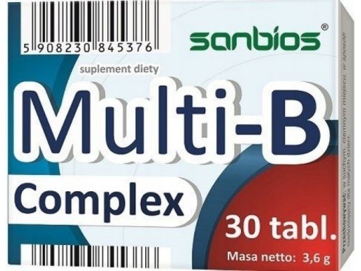 Sanbios multi b com 30t wspomaga układ nerwowy