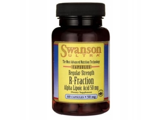 Swanson kwas r-ala (r-fraction) 50mg 60 kaps.