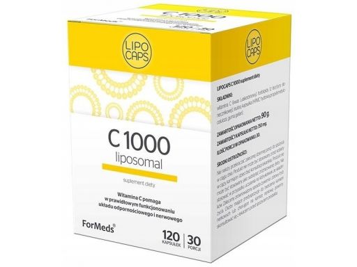 Formeds lipo caps c 1000 witamina c liposomalna120