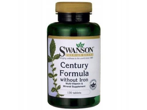 Swanson century formuła bez żelaza 130 tabl.