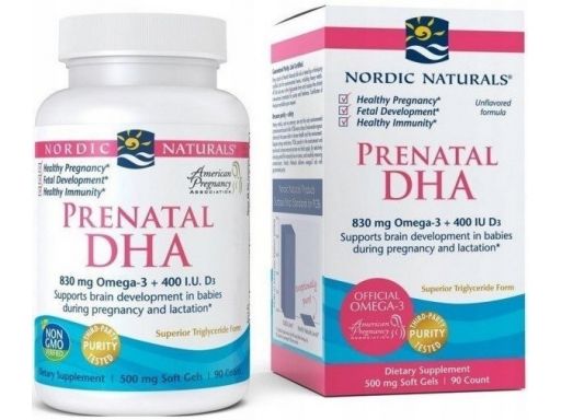 Nordic naturals prenatal dha 90 kaps.