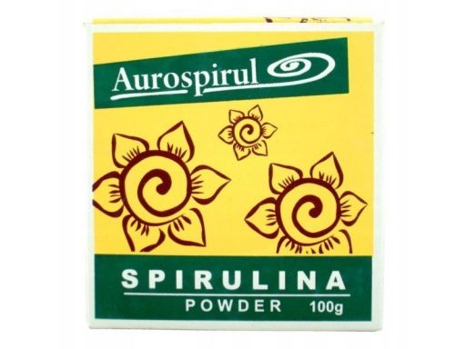 Aurospirul spirulina proszek 100g oczyszcza