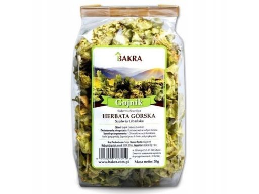 Bakra herbata górska gojnik 20g