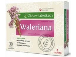 Colfarm waleriana 30t na uskopojnie zdrowy sen